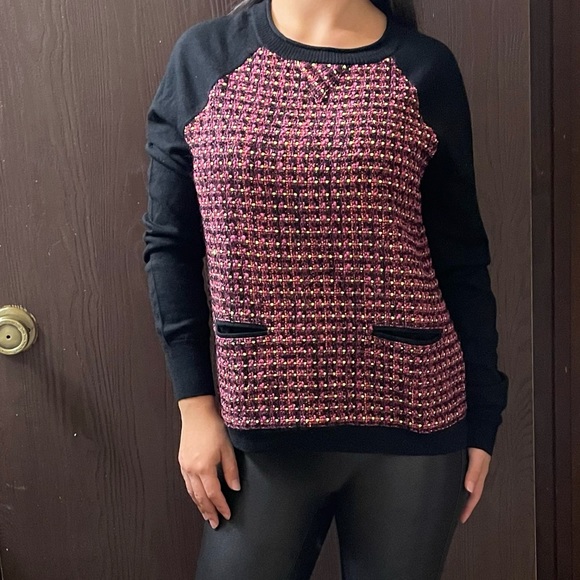 J Crew Tweed-front Merino Sweater - Picture 4 of 5